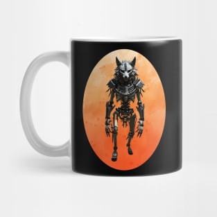 Orange Moon Werewolf Mug